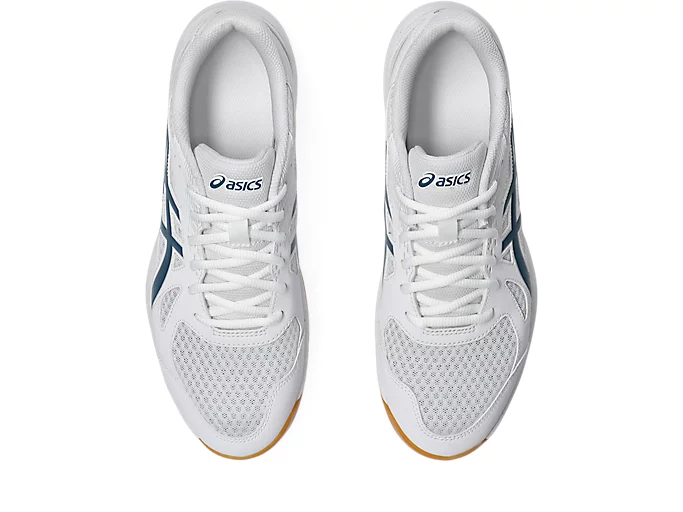 Giày Asics Upcourt 6 ‘White Vintage Indigo’ 1071A104-100 - Ảnh 5