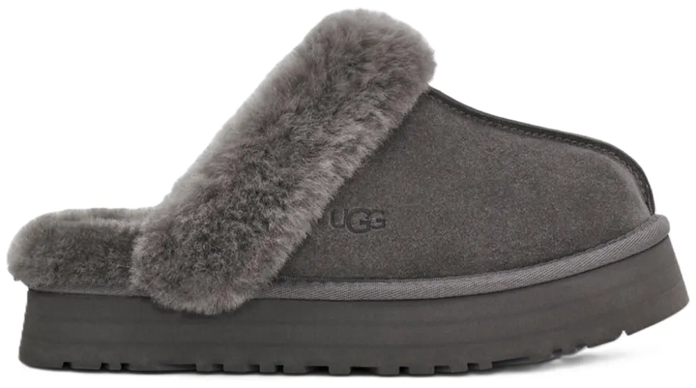 Dép UGG Disquette Fluff Slippers ‘Grey’ 1122550-CHRC