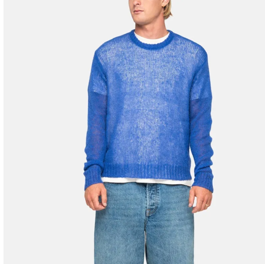 Áo Stussy Loose Knit ‘Blue’ 117205-STUSSY - Ảnh 3