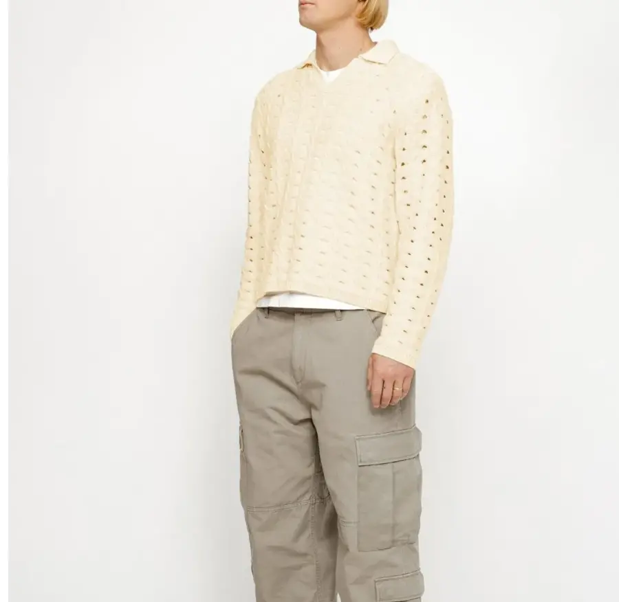 Alternative view of Áo Stussy Open Knit ‘Pink’ 117235