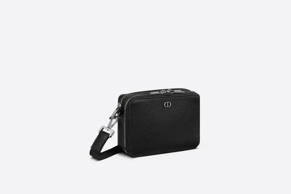 Alternative view of Túi Dior Pouch Shoulder Strap ‘Black CD Icon’ 2ESBC119CDI-H00N