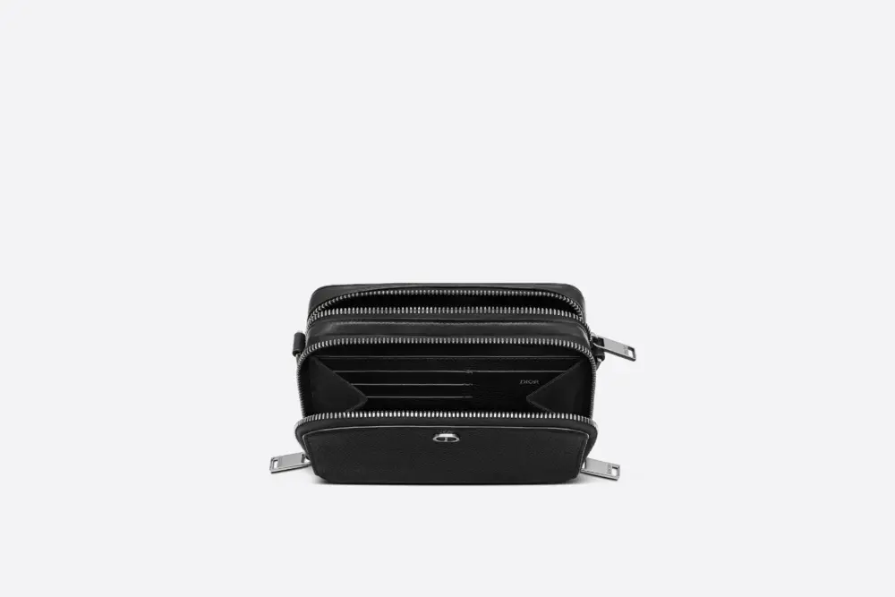Túi Dior Pouch Shoulder Strap ‘Black CD Icon’ 2ESBC119CDI-H00N - Ảnh 3