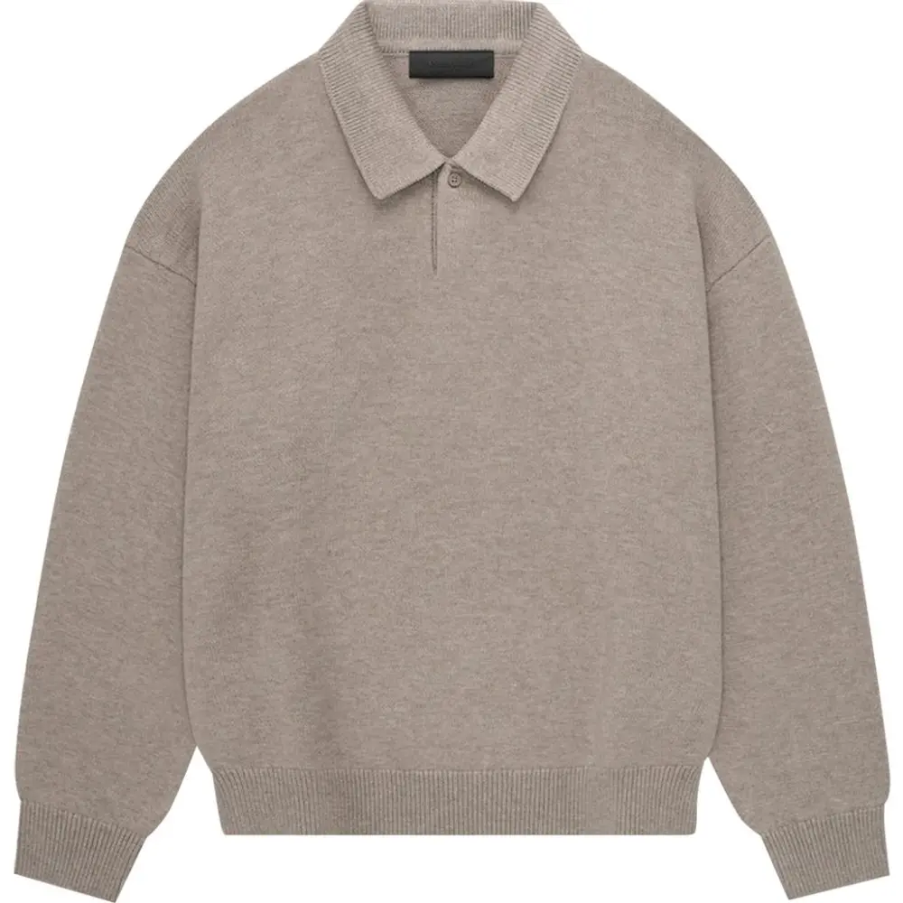 Áo Fear Of God Essentials Knit Polo ‘Core Heather’ 192BT232184F