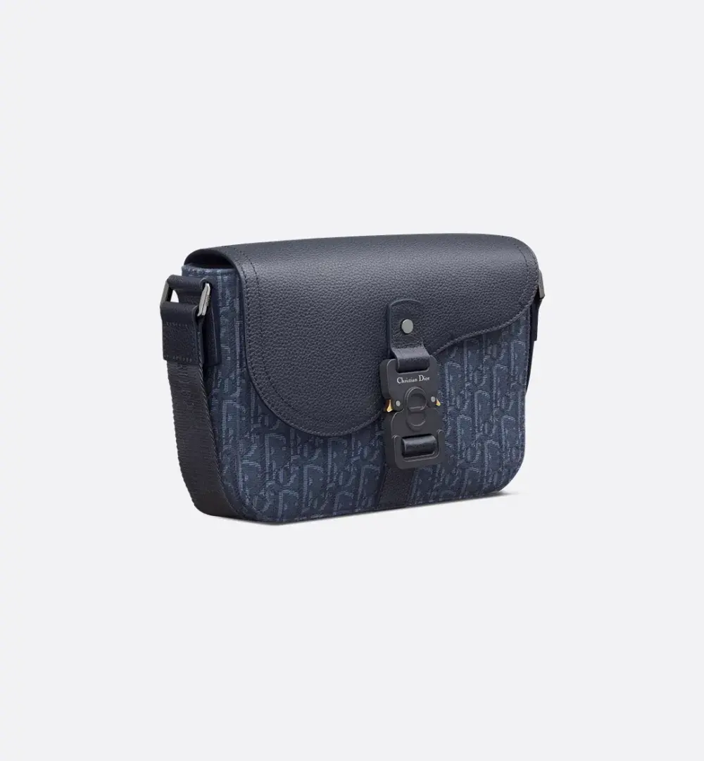 Alternative view of Túi Dior Small Saddle ‘Navy Blue’ 1ADPO049YKS-H53E