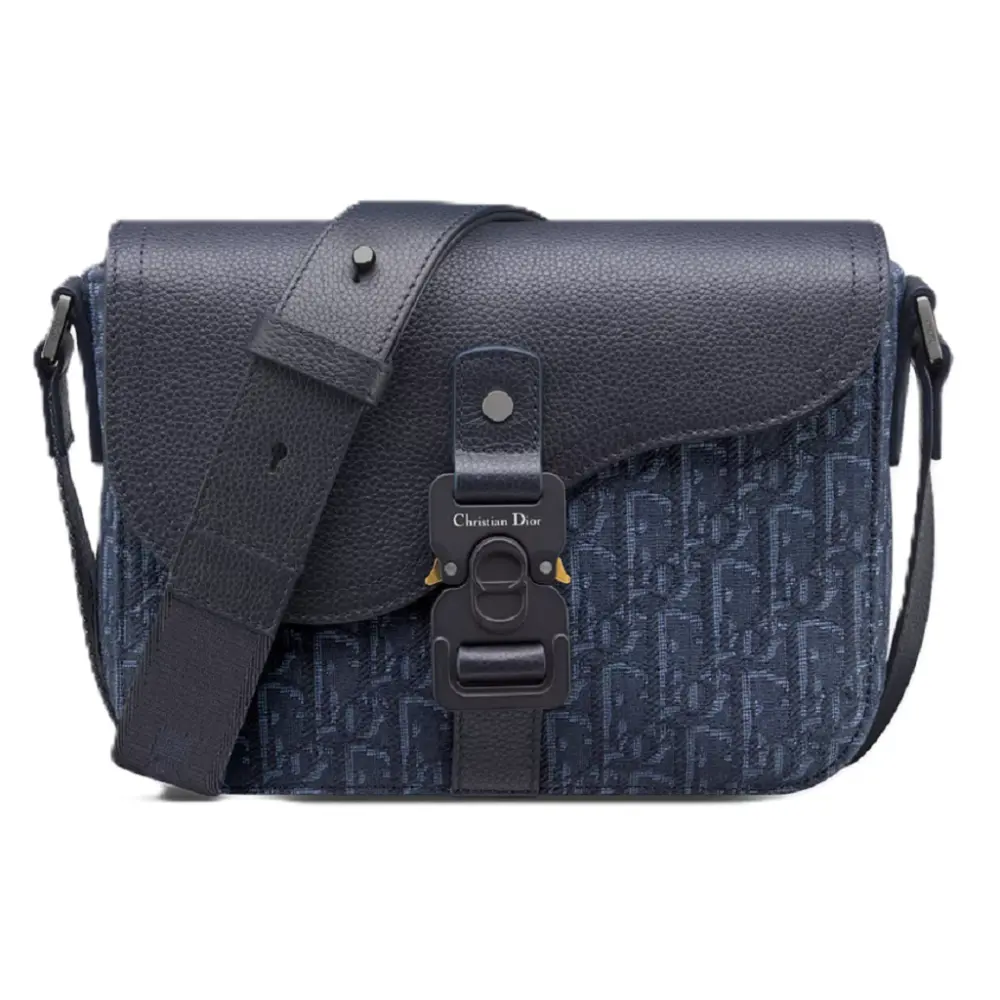 Túi Dior Small Saddle ‘Navy Blue’ 1ADPO049YKS-H53E