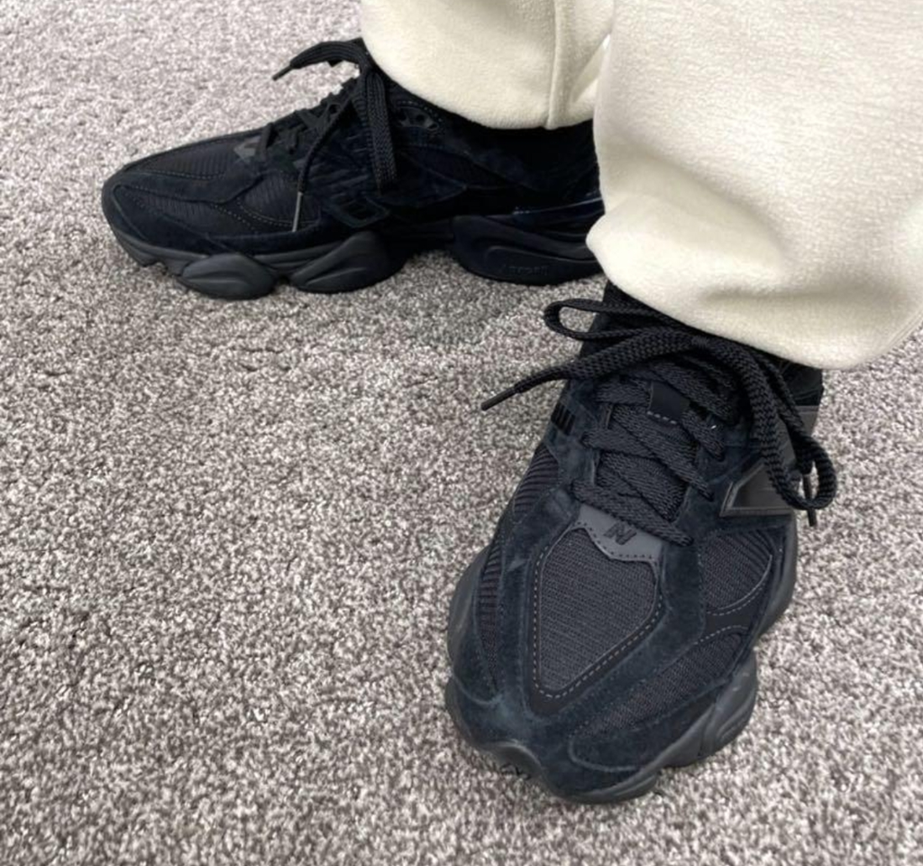 Giày New Balance 9060 ‘Triple Black’ U9060BPM - Ảnh 5