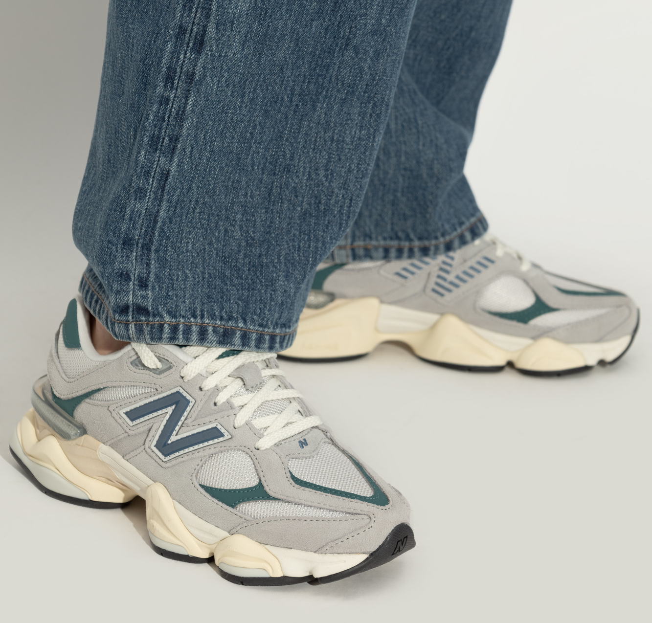 Giày New Balance 9060 ‘Concrete Vintage Indigo’ U9060HMS - Ảnh 2