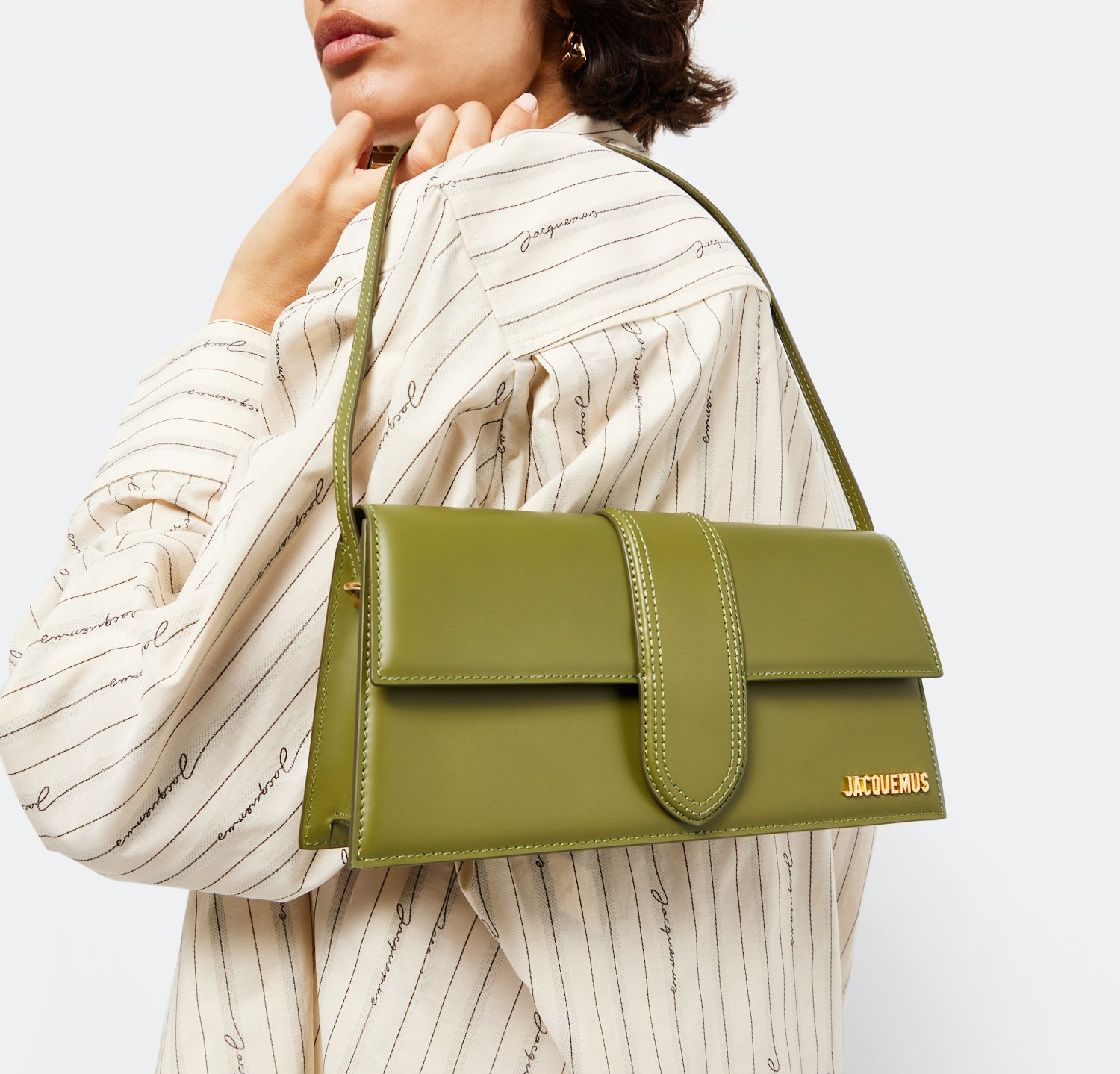 Alternative view of Túi Jacquemus The Long Bambino ‘Khaki’ 221BA013-3100-560