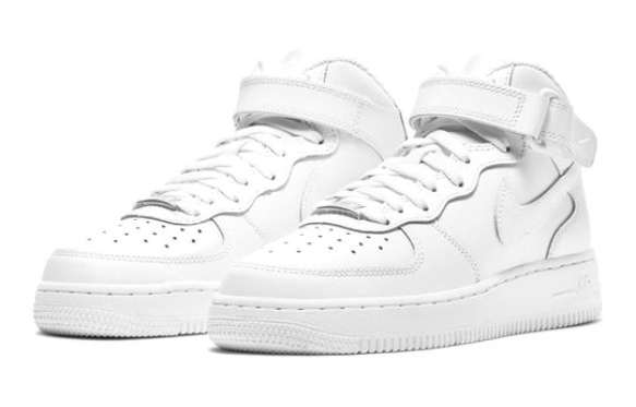 Giày Nike Air Force 1 Mid LE ‘Triple White’ DH2933-111 - Ảnh 5