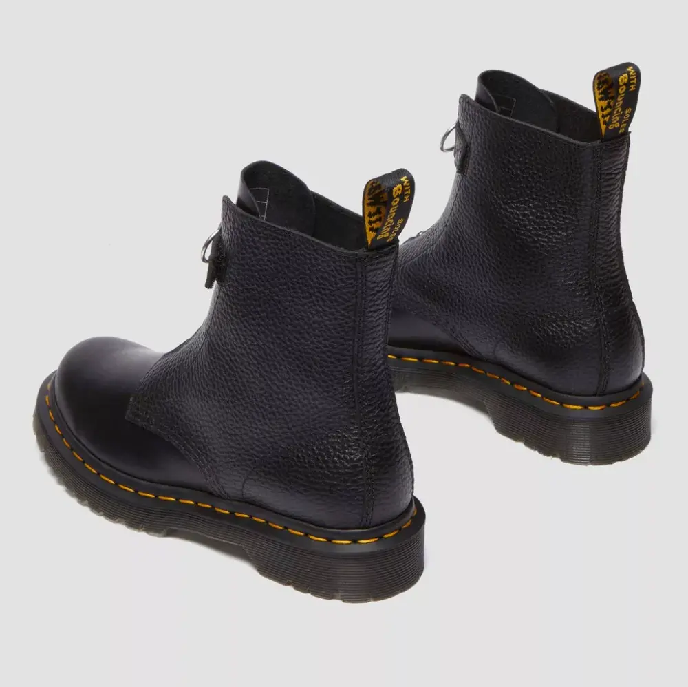 Giày Dr. Martens 1460 Front Zip Lace Up Boots ‘Black’ 32054001 - Ảnh 3