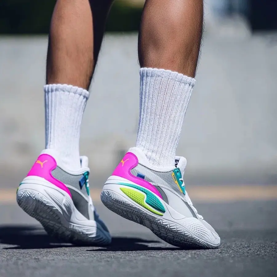 Giày Puma Court Rider 2K ‘Ultra Grey’ 376313-01 - Ảnh 3