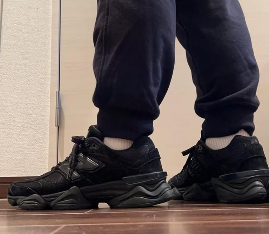 Giày New Balance 9060 ‘Triple Black’ U9060BPM - Ảnh 3