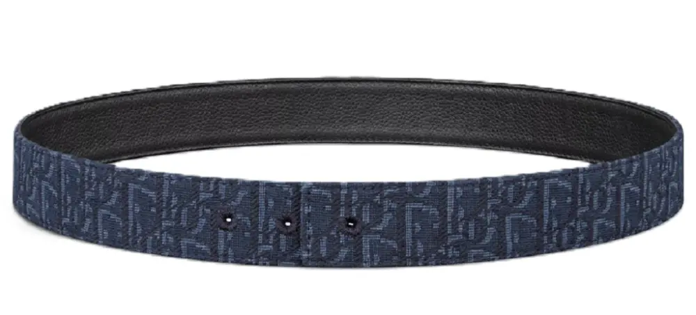Thắt Lưng Dior Reversible ‘Navy Blue’ 4800ZZYSE-H04E