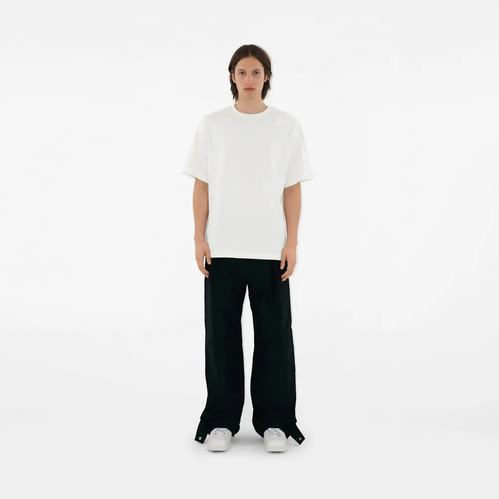 Alternative view of Giày Burberry Leather Stock Sneakers ‘White’ 80954241