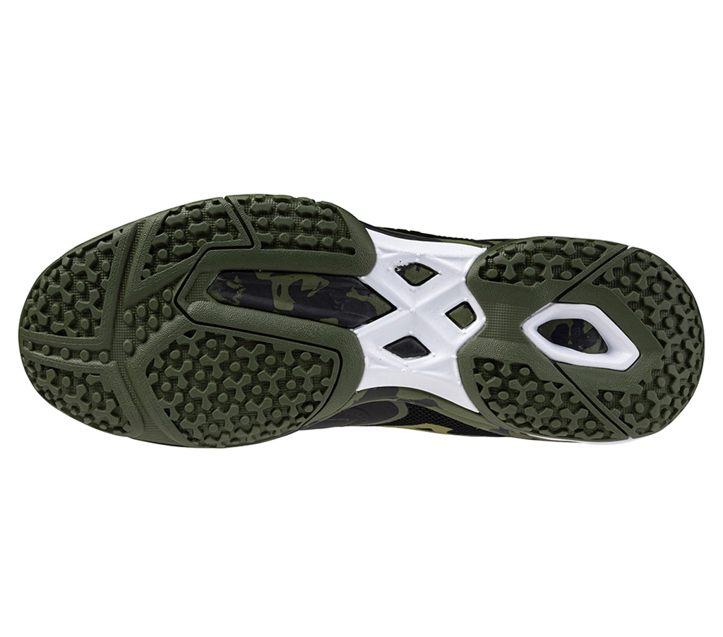 Giày Mizuno Wave Exceed Lite 2 WIDE OC ‘Black Khaki’ 61GB2318-GREEN - Ảnh 4