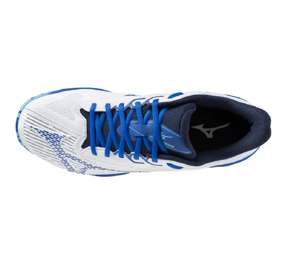 Giày Mizuno Wave Exceed Lite 2 WIDE OC ‘White Navy’ 61GB2318-WHITE - Ảnh 4