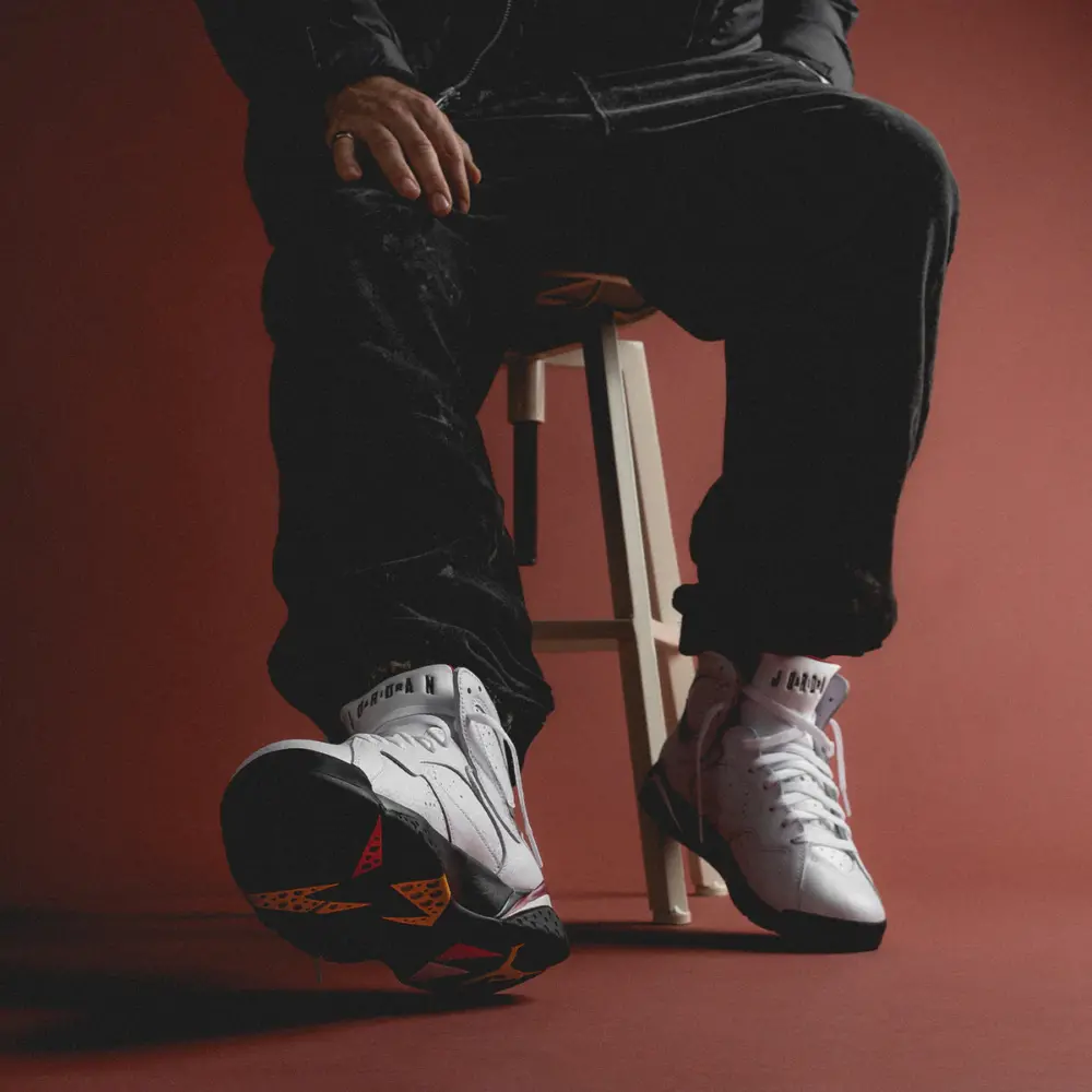Giày Nike Air Jordan 7 Retro 2022 ‘Cardinal’ CU9307-106 - Ảnh 4