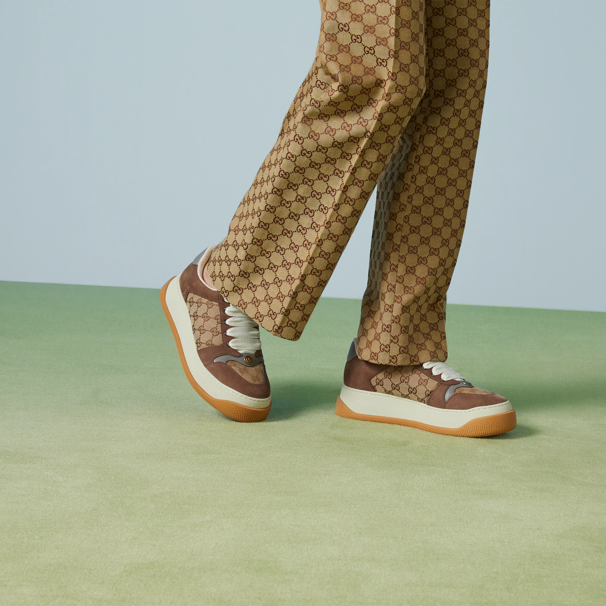 Giày Gucci Screener GG Sneaker ‘Beige’ 750048-FAB39-9754 - Ảnh 3