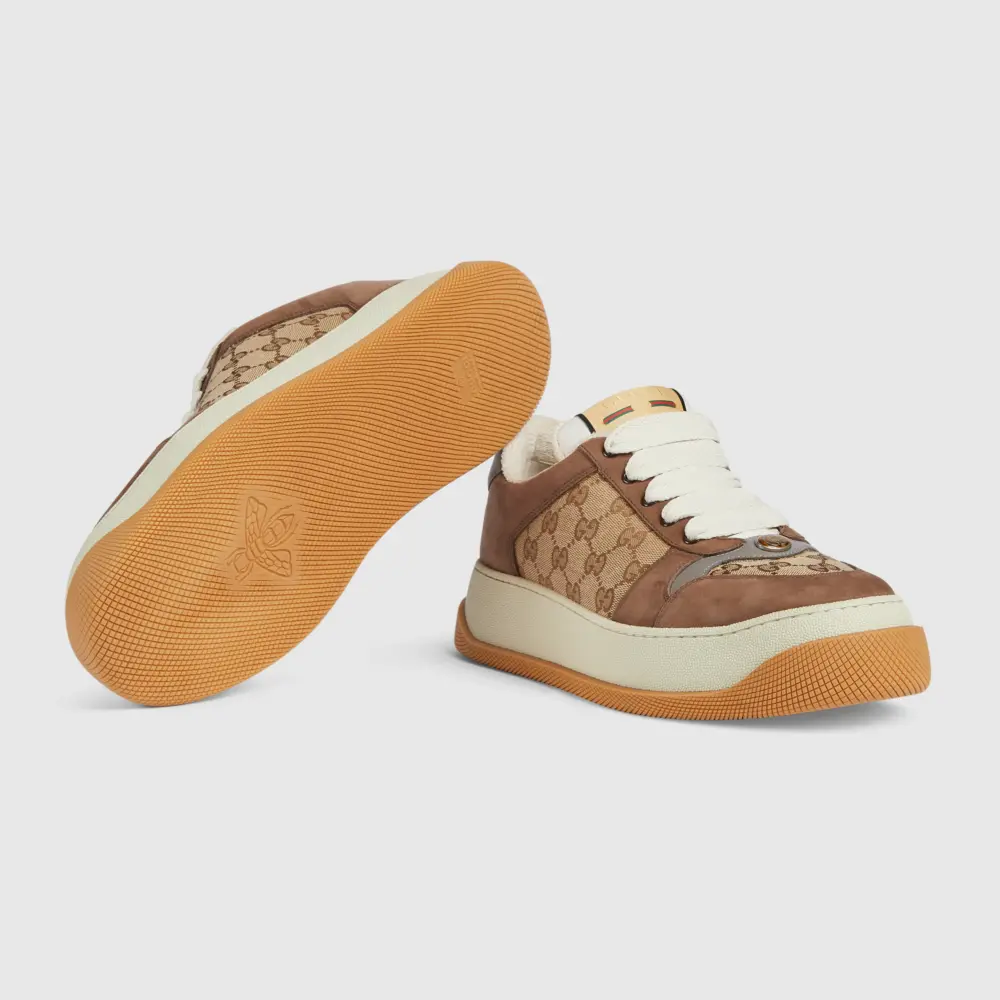 Giày Gucci Screener GG Sneaker ‘Beige’ 750048-FAB39-9754 - Ảnh 5