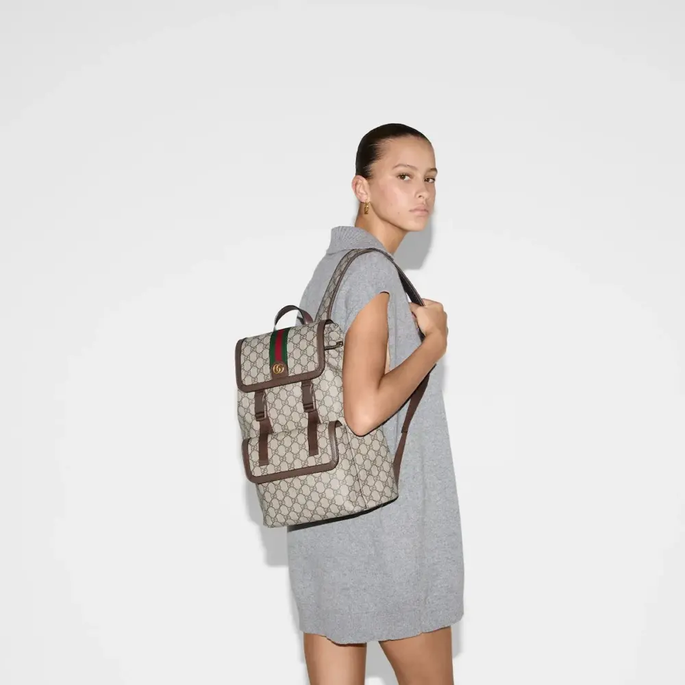 Alternative view of Balo Gucci Ophidia Gg Small ‘Beige’ 792114-FADMF-9794