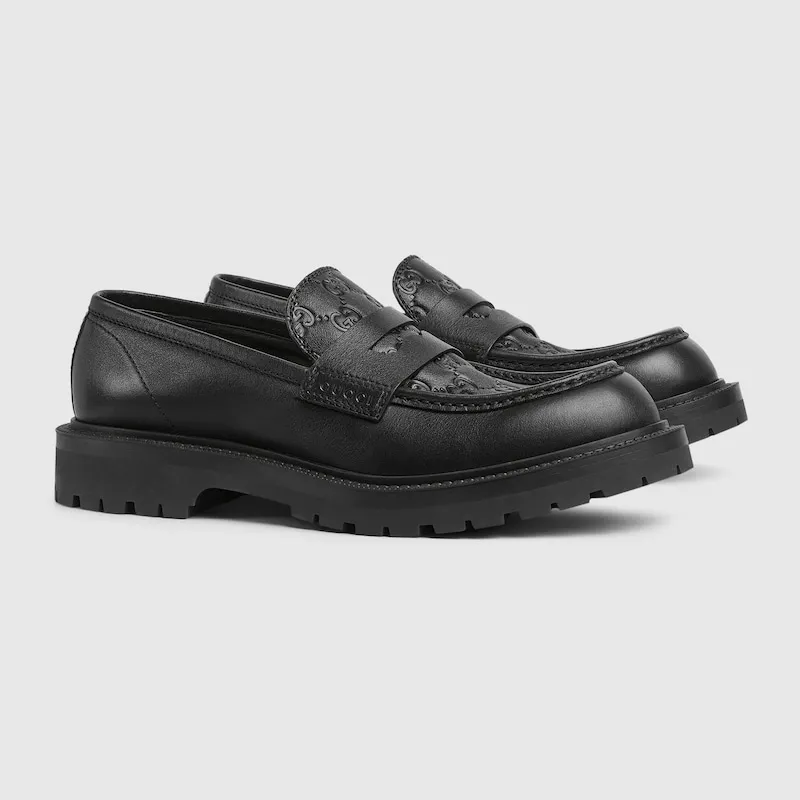 Alternative view of Giày Gucci Loafer With Web ‘Black’ 798532-AADUQ-1072