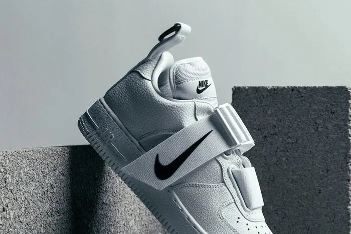 Giày Nike Air Force 1 Utility ‘White Black’ AO1531-101 - Ảnh 3