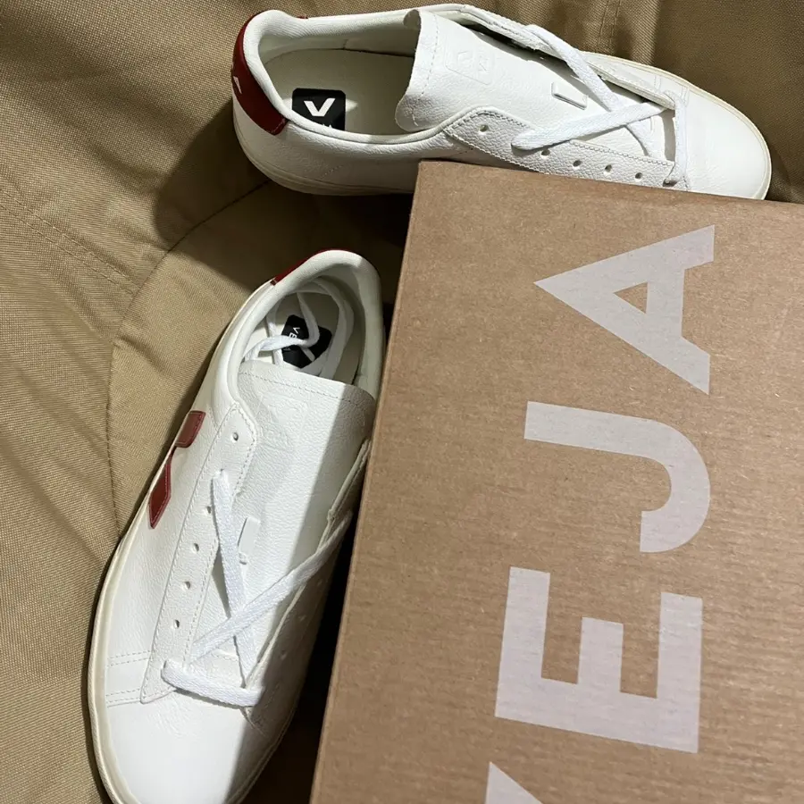 Giày Veja Campo Lace-Up ‘White Red’ CP052615 - Ảnh 5