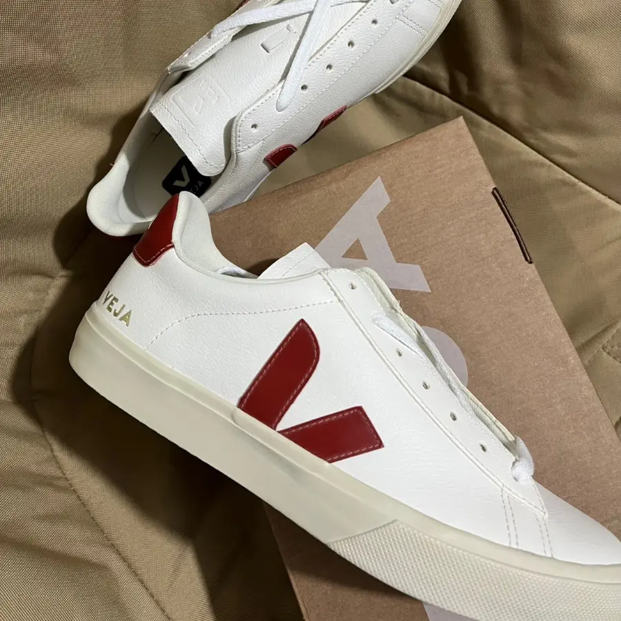 Giày Veja Campo Lace-Up ‘White Red’ CP052615 - Ảnh 4
