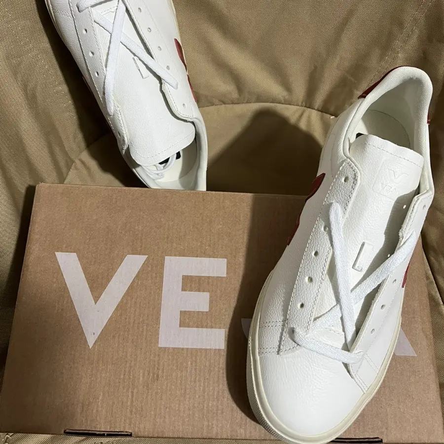 Giày Veja Campo Lace-Up ‘White Red’ CP052615 - Ảnh 3