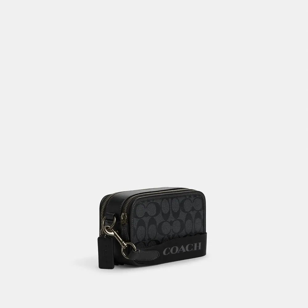 Túi Coach Wyatt Crossbody In Signature ‘Black’ CM109-QBMI5 - Ảnh 3