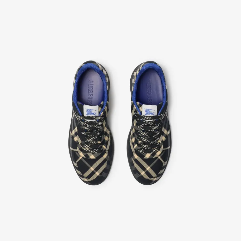 Giày Burberry Check Terrace Sneakers ‘Black’ 80952741 - Ảnh 4