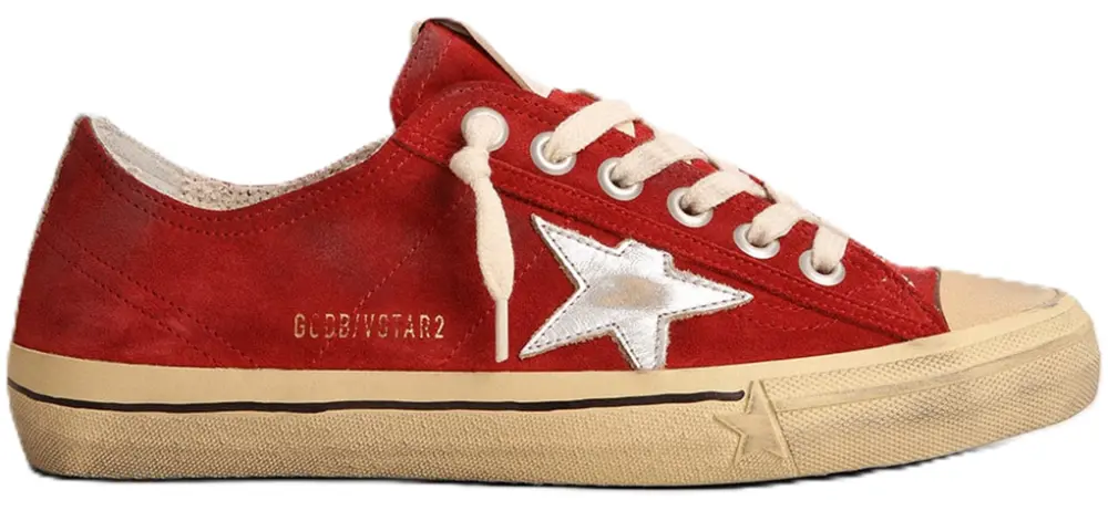 Giày Golden Goose V-Star ‘Dark Red’ GWF00129-F003090-40394