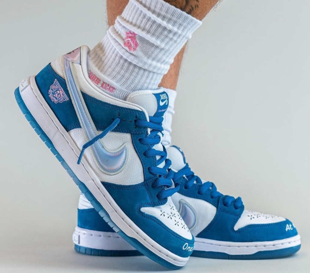 Alternative view of Giày Nike Dunk Low SB x Born x Raised 'Navy' FN7819-400