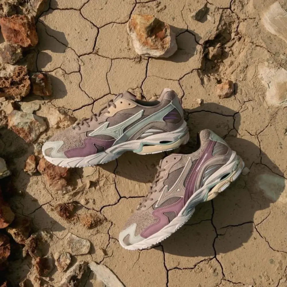 Giày Mizuno Footpatrol x Wave Rider 10 ‘Grey Rust’ D1GD222201 - Ảnh 5