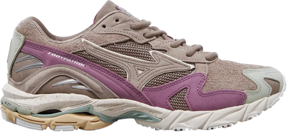 Giày Mizuno Footpatrol x Wave Rider 10 ‘Grey Rust’ D1GD222201