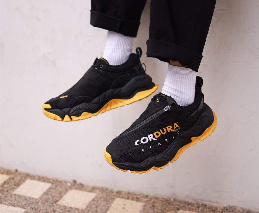 Giày Mizuno GM 3 ‘Black Yellow’ D1GH222202 - Ảnh 5