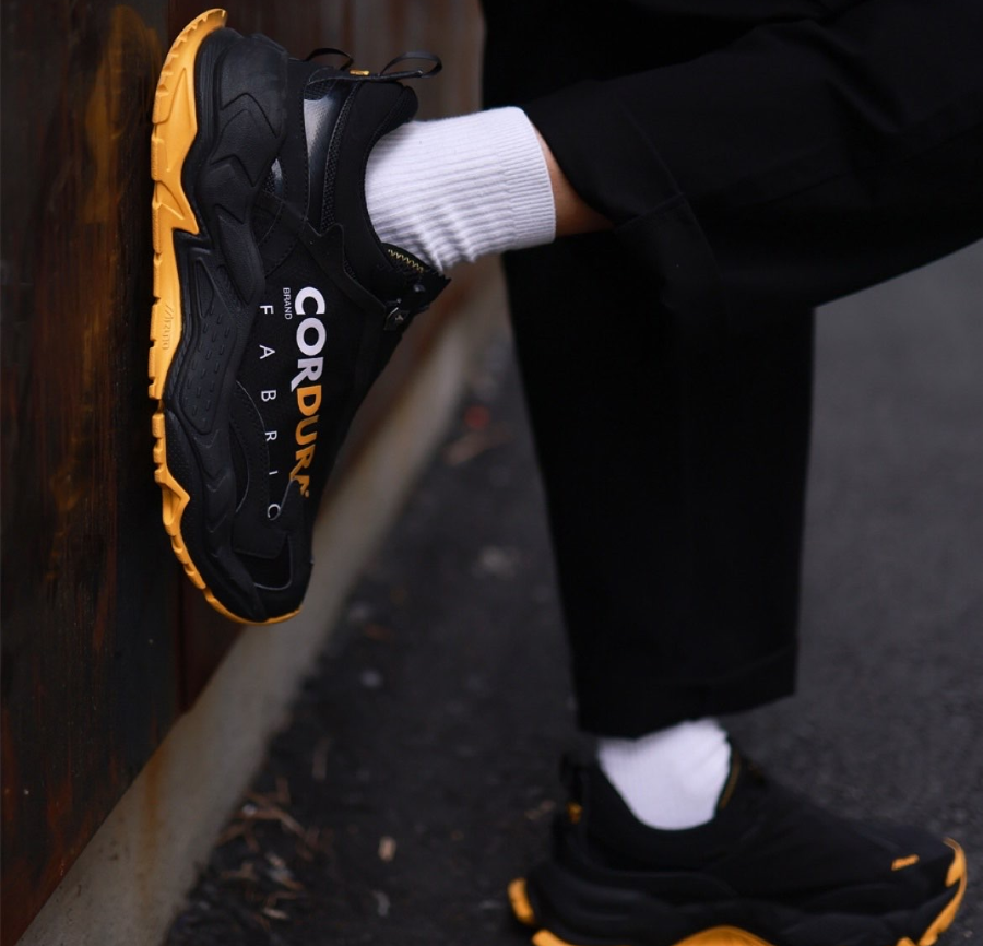 Giày Mizuno GM 3 ‘Black Yellow’ D1GH222202 - Ảnh 6