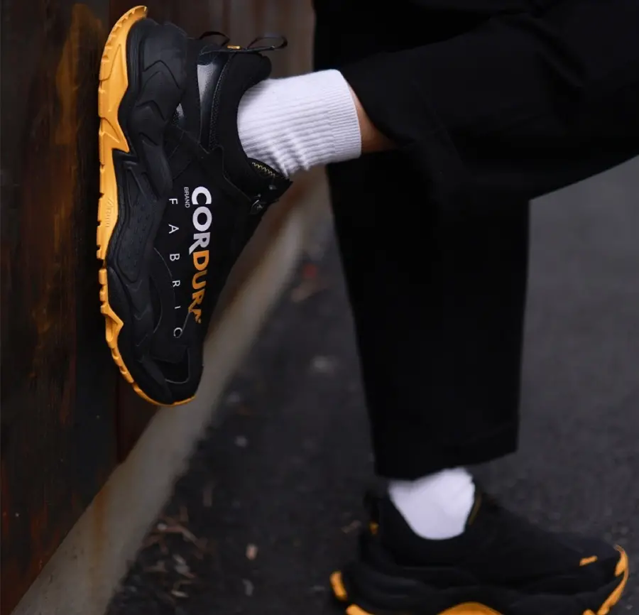 Giày Mizuno GM 3 ‘Black Yellow’ D1GH222202 - Ảnh 6