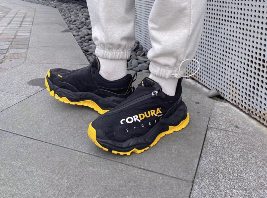 Giày Mizuno GM 3 ‘Black Yellow’ D1GH222202 - Ảnh 7