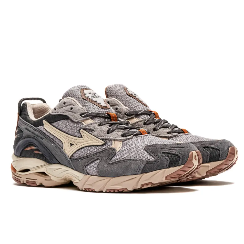 Giày Mizuno Wave Rider 10 ‘Grey Pumpkin Spice’ D1GA226601 - Ảnh 3