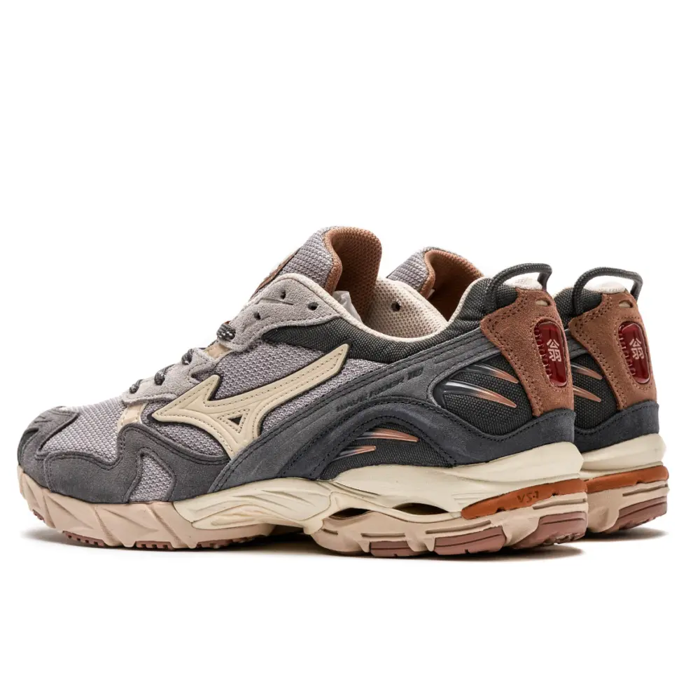 Giày Mizuno Wave Rider 10 ‘Grey Pumpkin Spice’ D1GA226601 - Ảnh 4