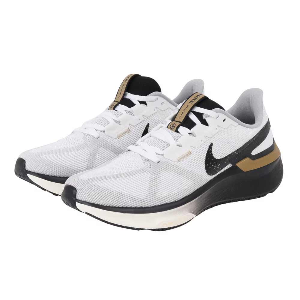 Giày Nike Air Zoom Structure 25 ‘White Gold Black’ HQ3660-100 - Ảnh 5