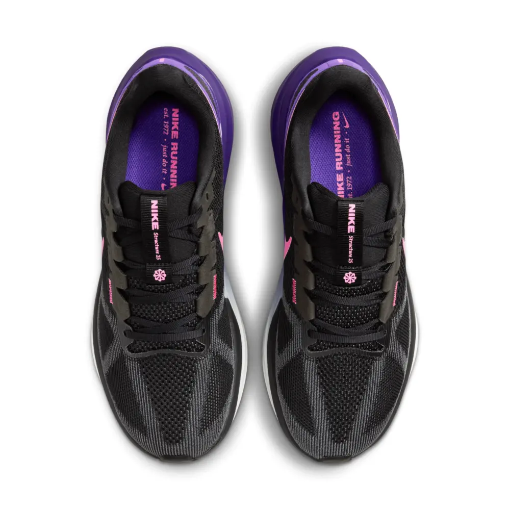 Giày Nike Zoom Structure 25 ‘Black Laser Fuchsia’ DJ7883-010 - Ảnh 4