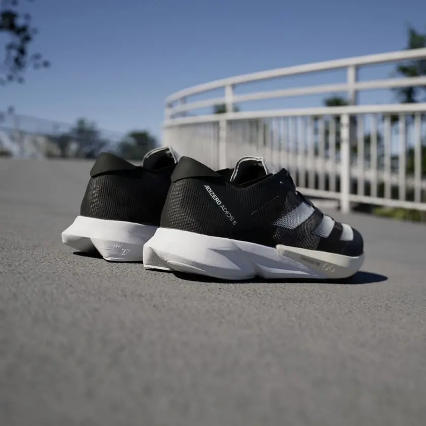 Giày Adidas Adizero Adios 8 ‘Black White’ ID6902 - Ảnh 4