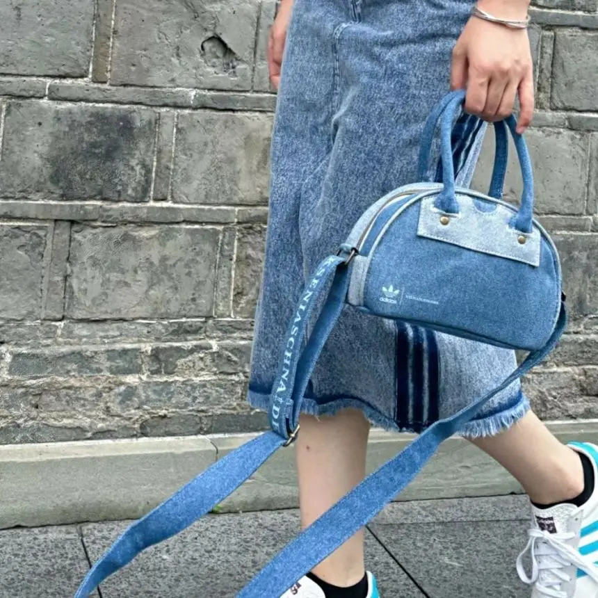Túi Adidas Kseniaschnaider ‘Blue’ IX7451 - Ảnh 4