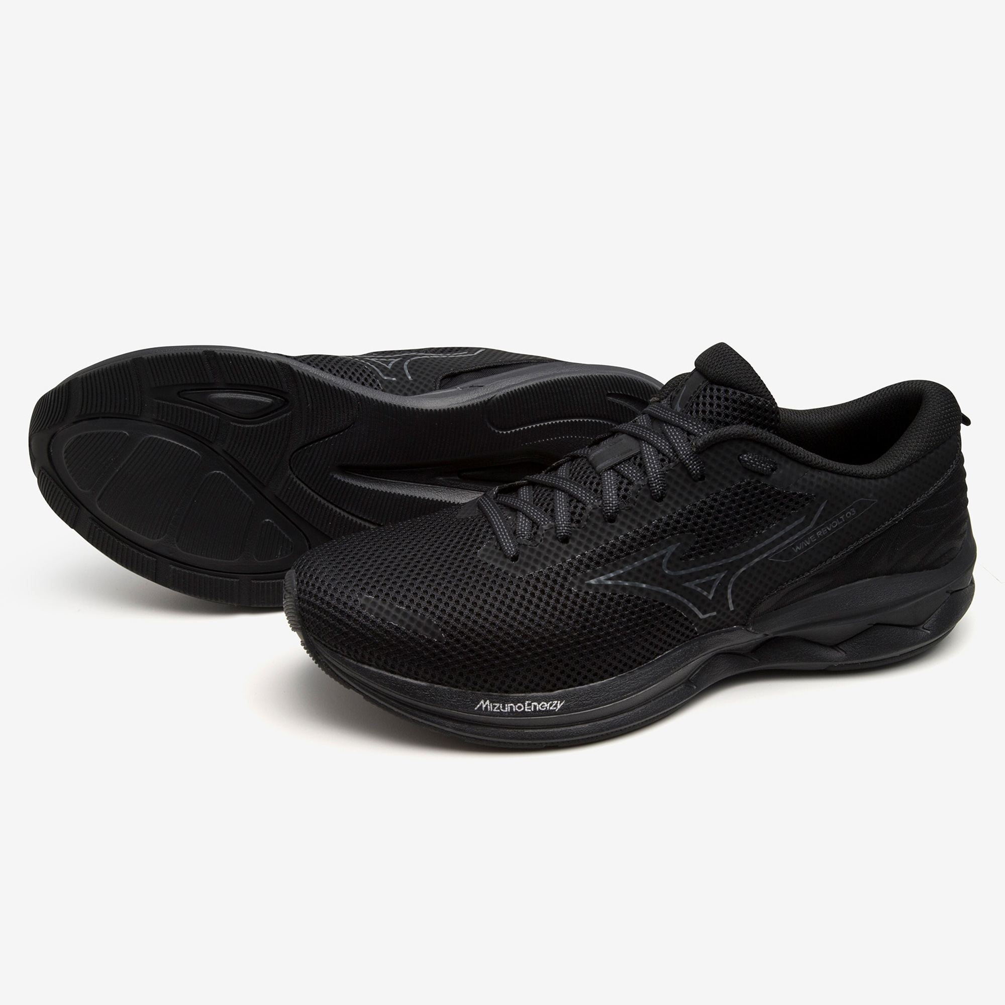 Giày Mizuno Wave Revolt 3 Wide ‘Black’ J1GC2385-01 - Ảnh 4