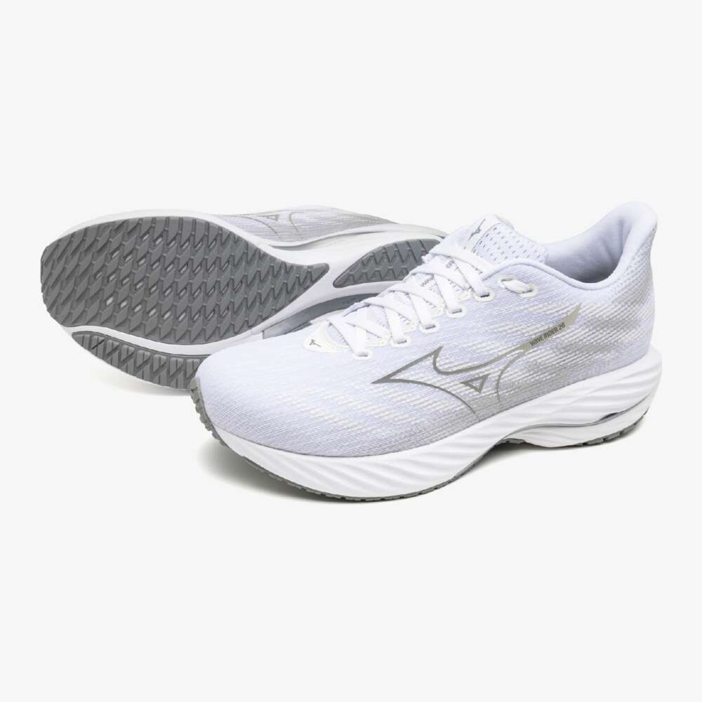 Giày Mizuno Wave Rider 28 SW ‘White Silver’ J1GC2404-04 - Ảnh 7