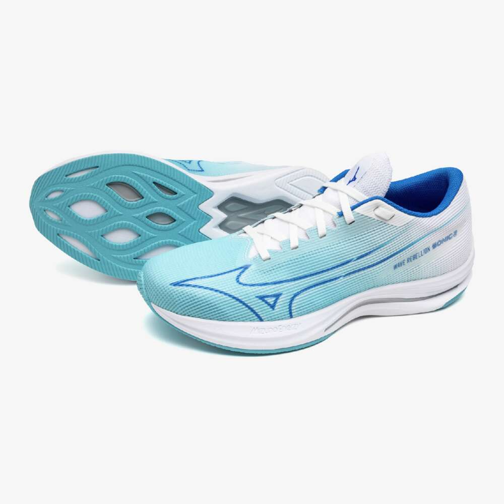 Giày Mizuno Wave Rebellion Sonic 2 ‘Blue White’ J1GC2430-51 - Ảnh 4