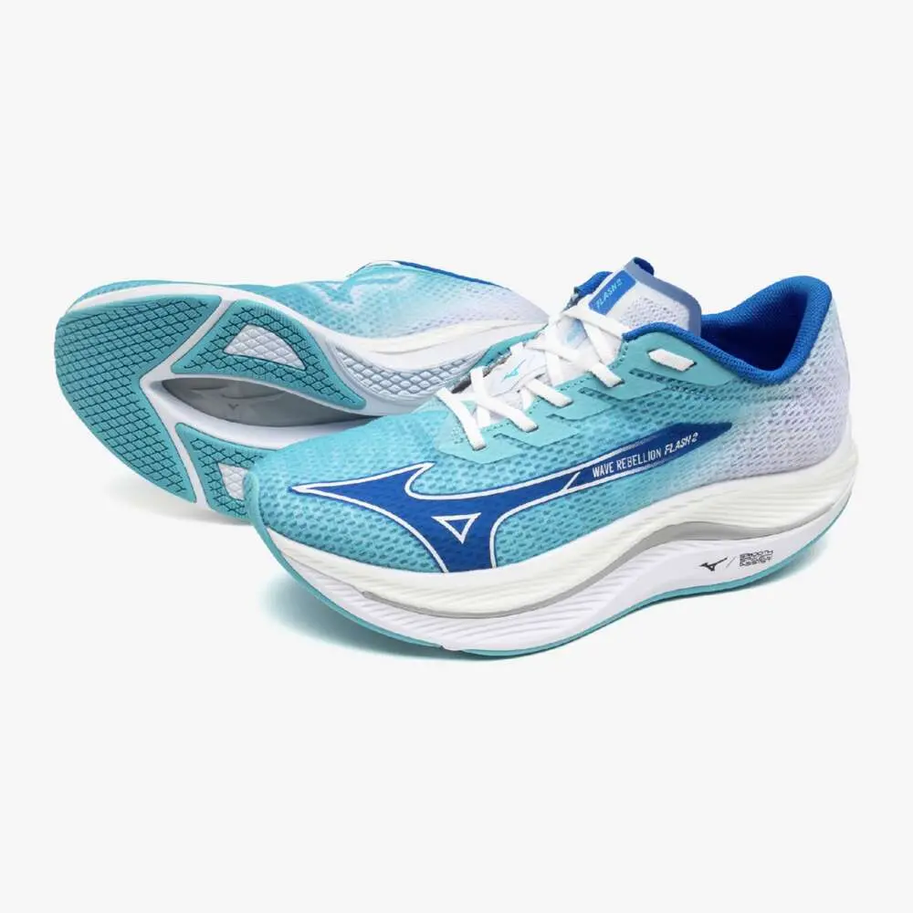 Giày Mizuno Wave Rebellion Flash 2 ‘Blue White’ J1GC2435-51 - Ảnh 5