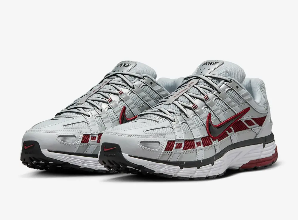 Giày Nike P-6000 ‘Pure Platinum Team Red’ CD6404-020 - Ảnh 3